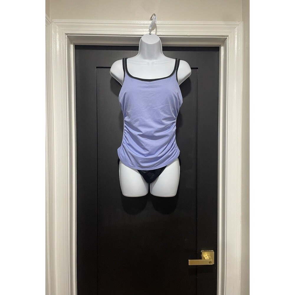 Miraclesuit Swimsuit Bathing Suit‎ 1Piece Slimming Black Purple Modest 10